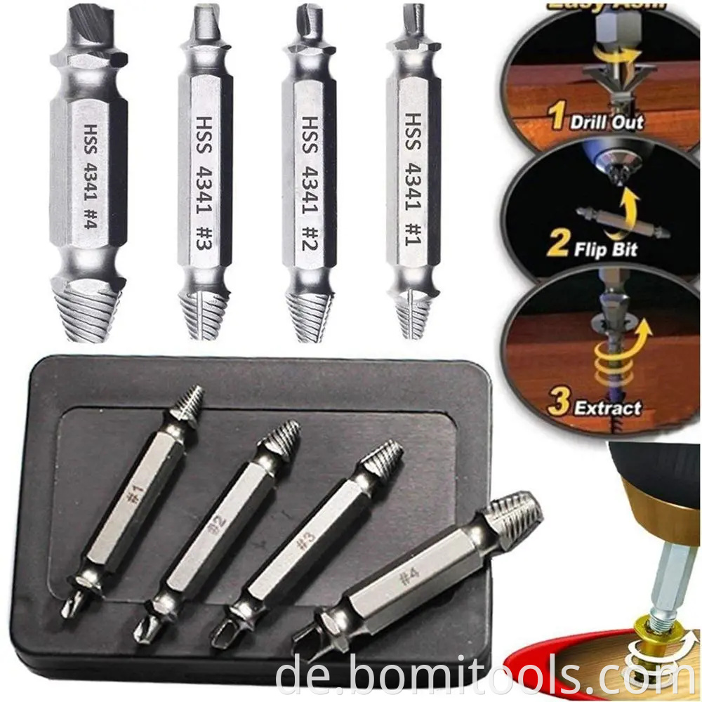 screw extractor Drill Bits set detal